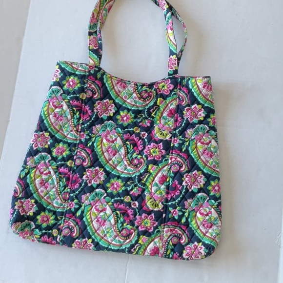 Vera Bradley Tote in Marina Paisley pattern - Picture 2 of 4